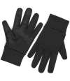 BB310 B310 Beechfield Sports Tech Soft Shell Gloves Black colour image